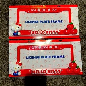 Hello Kitty License Plate Frame